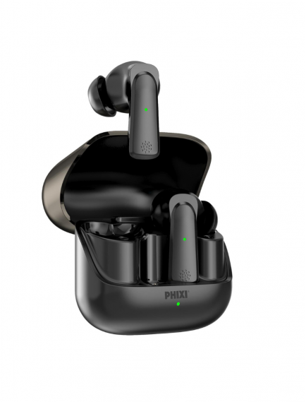 Phixi Force S70 True Wireless Bluetooth-Kopfhörer mit digitaler Geräuschunterdrückung (ENC) & USB-C Schnellladung